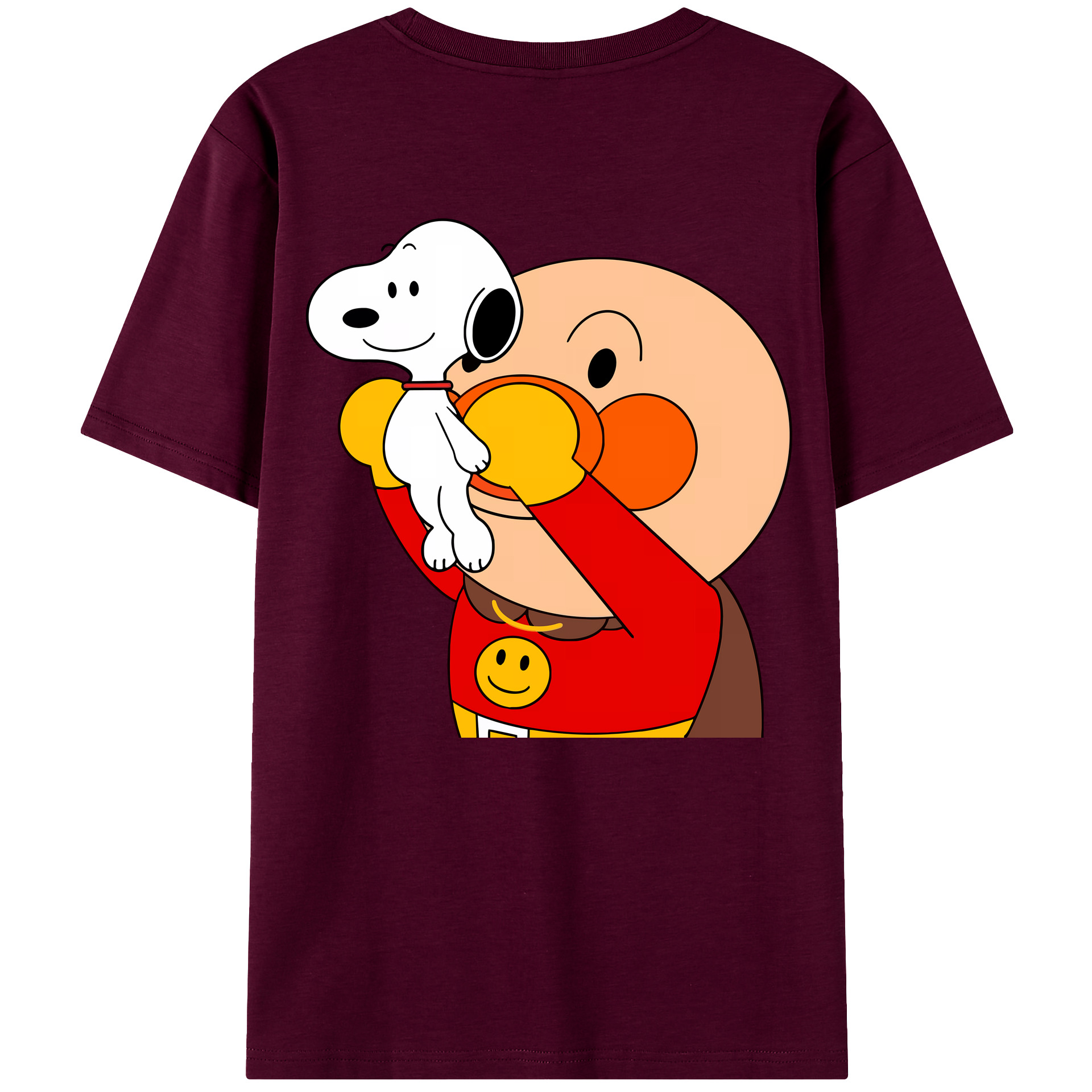（画像用） アンパンマン Anpanman レディース半袖Tシャツ(バックプリント)